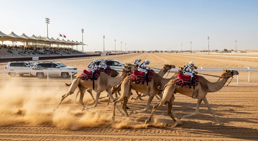 Camel Racing in Qatar